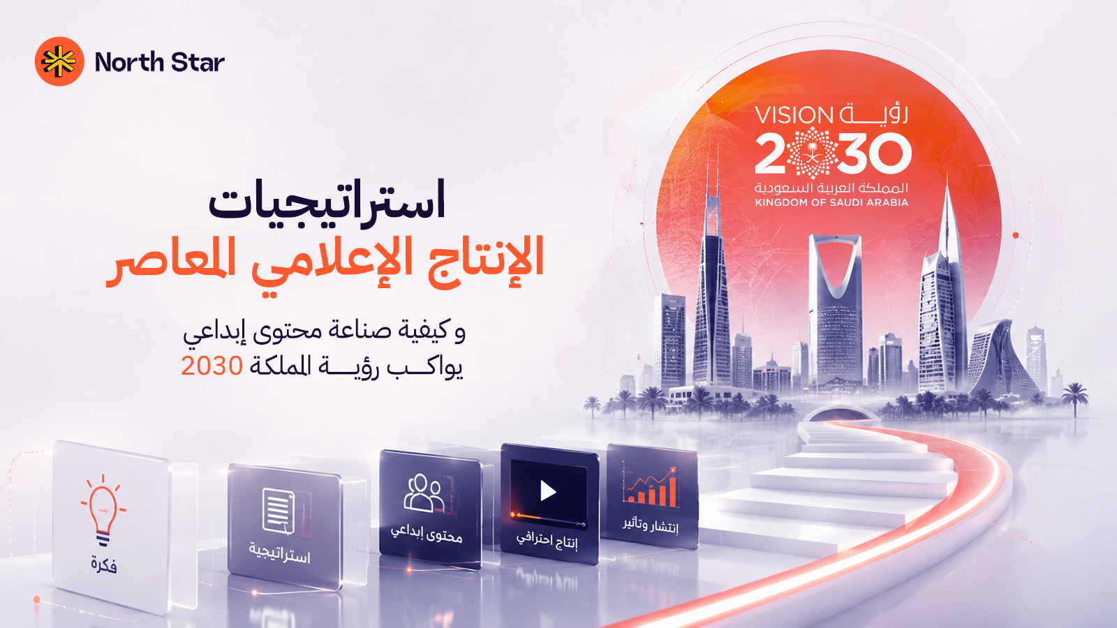 استراتيجيات الإنتاج الإعلامي المعاصر  يواكب رؤية المملكة 2030